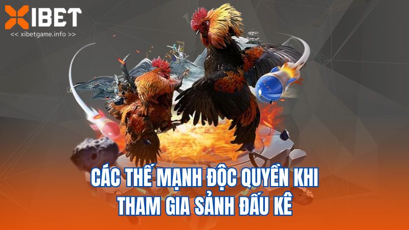 Các thế mạnh độc quyền khi tham gia sảnh đấu kê